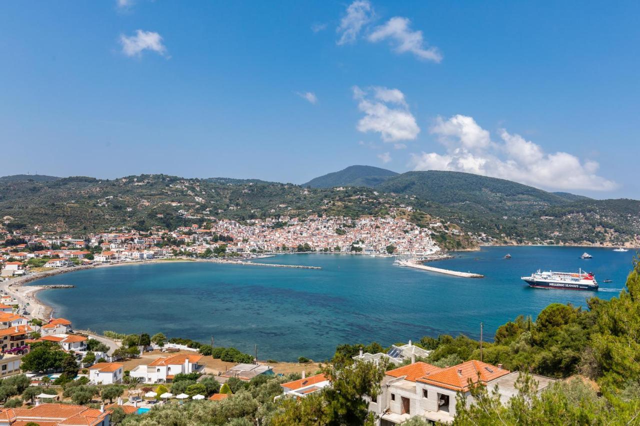 Aegeon Hotel Skopelos stad Exteriör bild