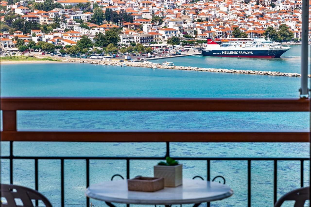 Aegeon Hotel Skopelos stad Exteriör bild